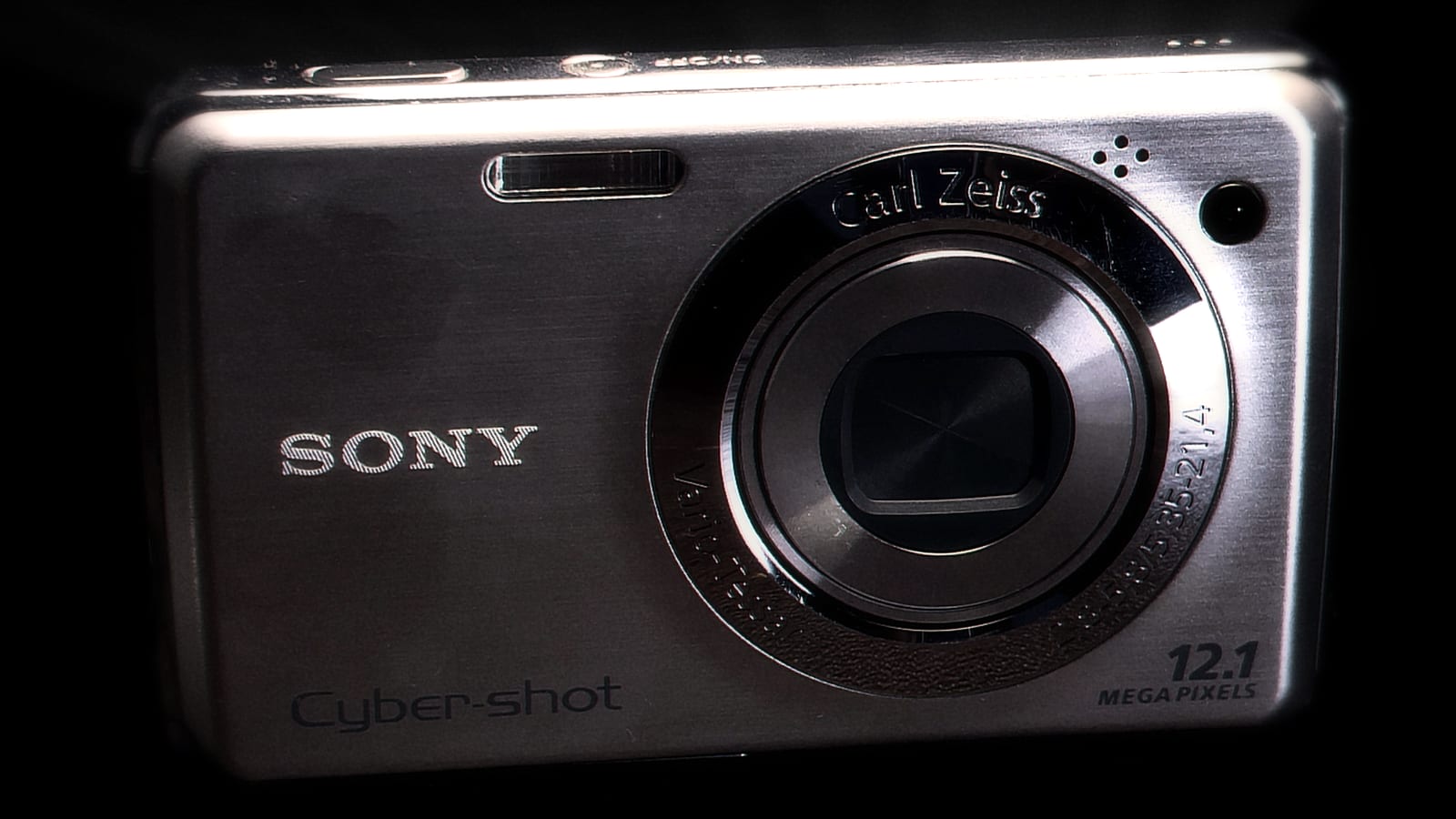 A Sony Cyber-shot DSC-W210 compact digital camera.